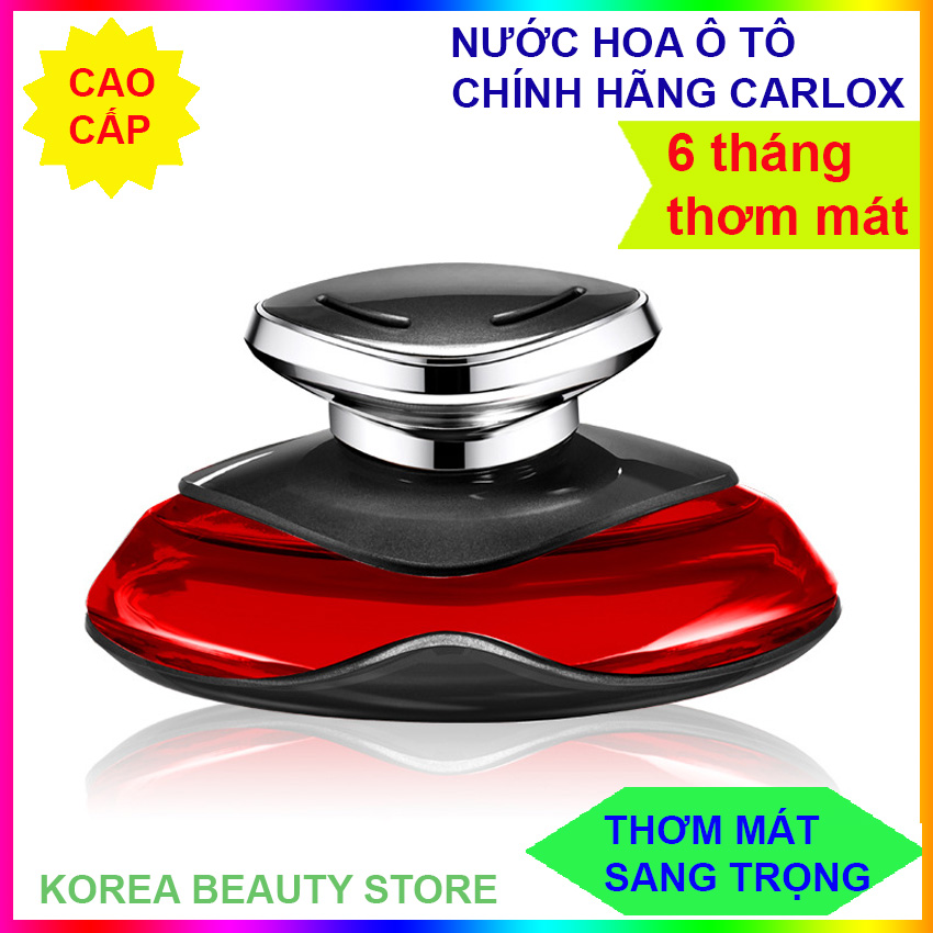 Nước hoa ô tô nuoc hoa o to nuoc hoa xe hoi cao cấp carlox nước hoa xe hơi từ thiên nhiên hương thơm nhẹ nhàng tinh tế thơm mát sang trọng nước hoa xe hơi nuoc hoa o to thể tích 75ml korea beauty store