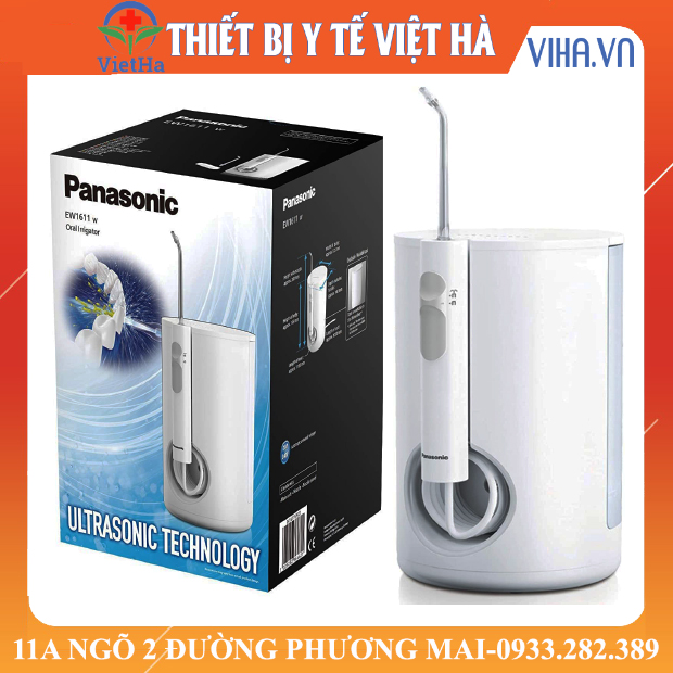Máy Tăm Nước Cầm Tay Panasonic Công Nghệ Siêu Âm EW1611 - Tặng kèm cân điện tử