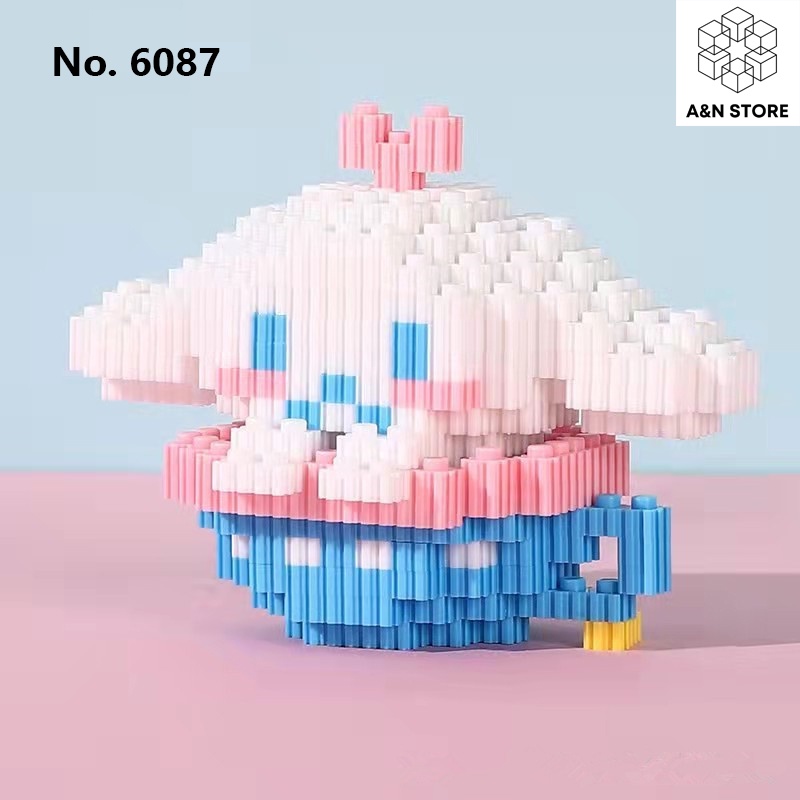 Lego mô hình lắp rắp hoạt hình - mô hình nhân vật cute - quà tặng handmade mã coc 6087