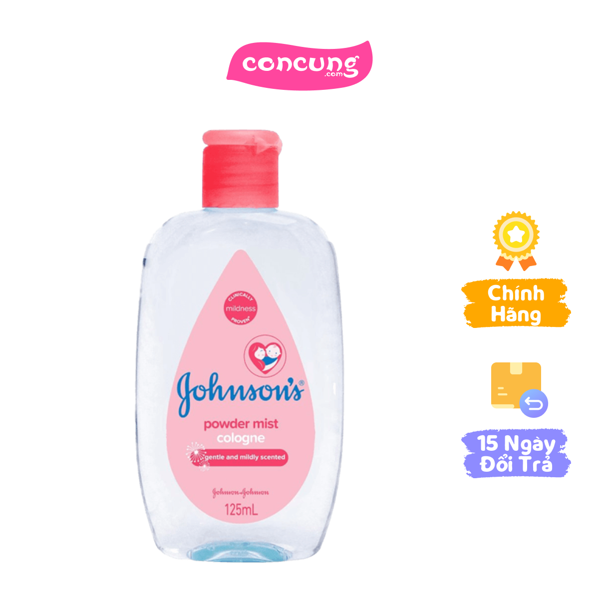 Nước hoa hương phấn hoa Johnson Baby (125ml)