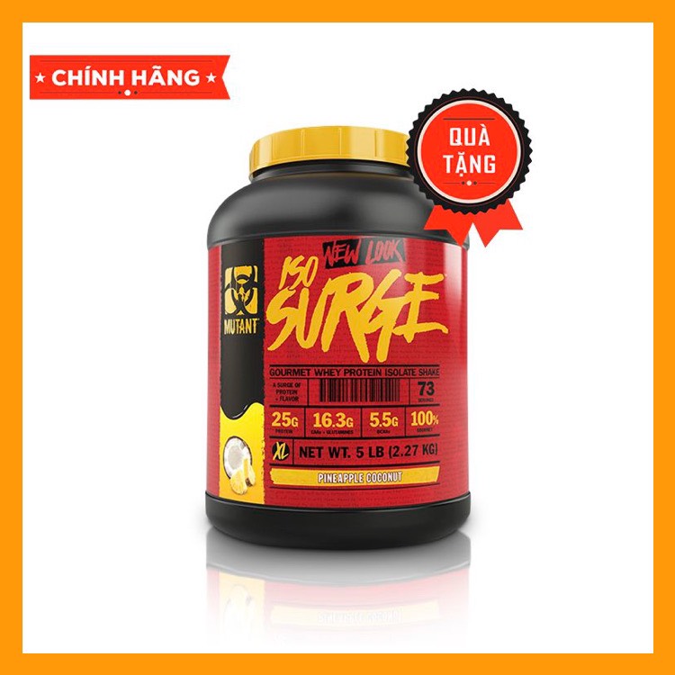 Sữa tăng cơ- Whey Protein- Mutant Iso Surge 5lbs