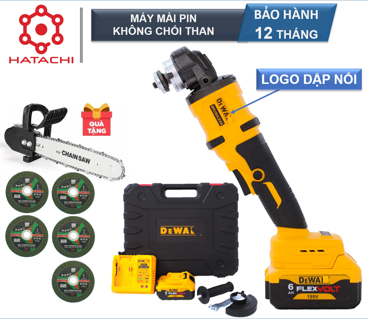 Máy mài pin | máy mài pin không chổi than | pin 2000 mah | pin 10 cell | pin cao cấp