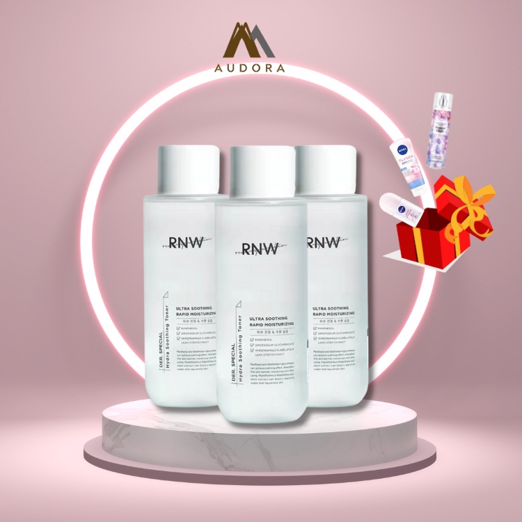 Nước Hoa Hồng RNW Hydra Smoothing Cấp Ẩm Dưỡng Trắng Da, Toner Se Khít Lỗ Chân Lông 400ml