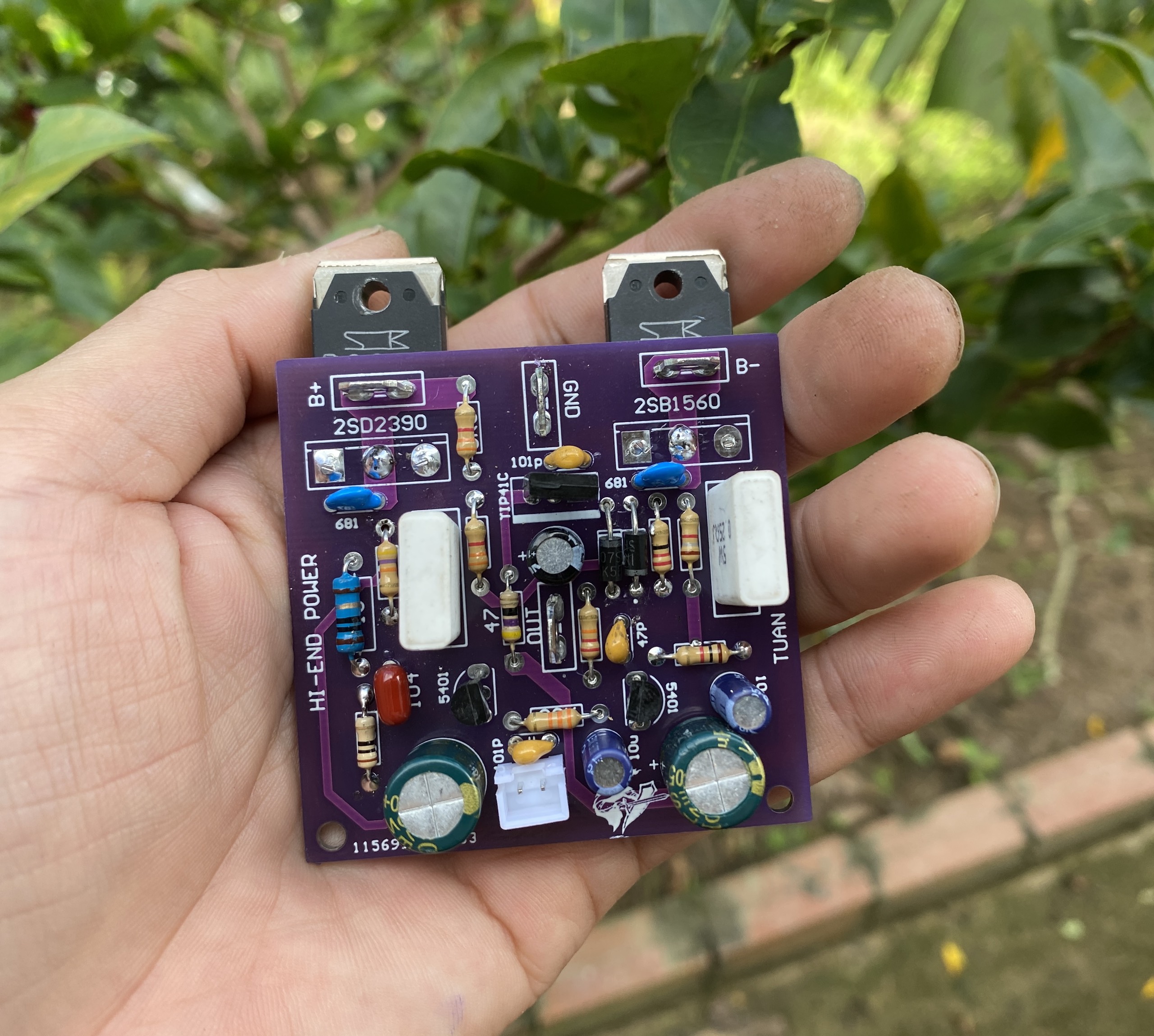 Mạch công suất 2 saken 100w
