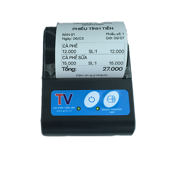Máy in bluetooth, máy in hóa đơn , máy in nhiệt cầm tay di động