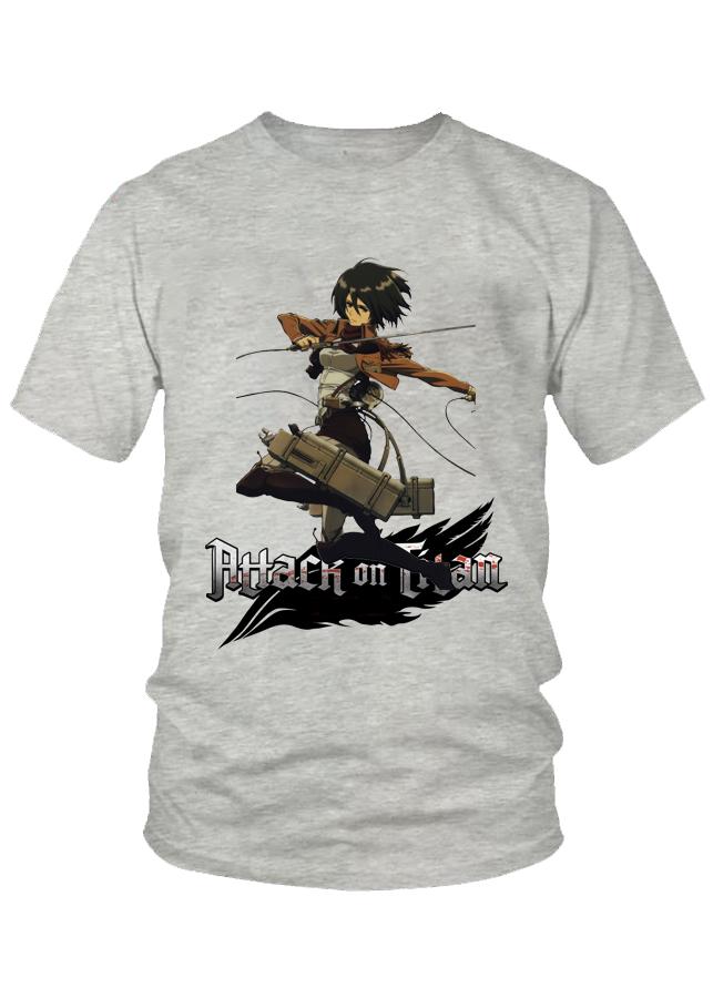 Áo thun thời trang cao cấp in hình Attack On Titan Misaka Anime Mẫu 6 (Đủ màu)