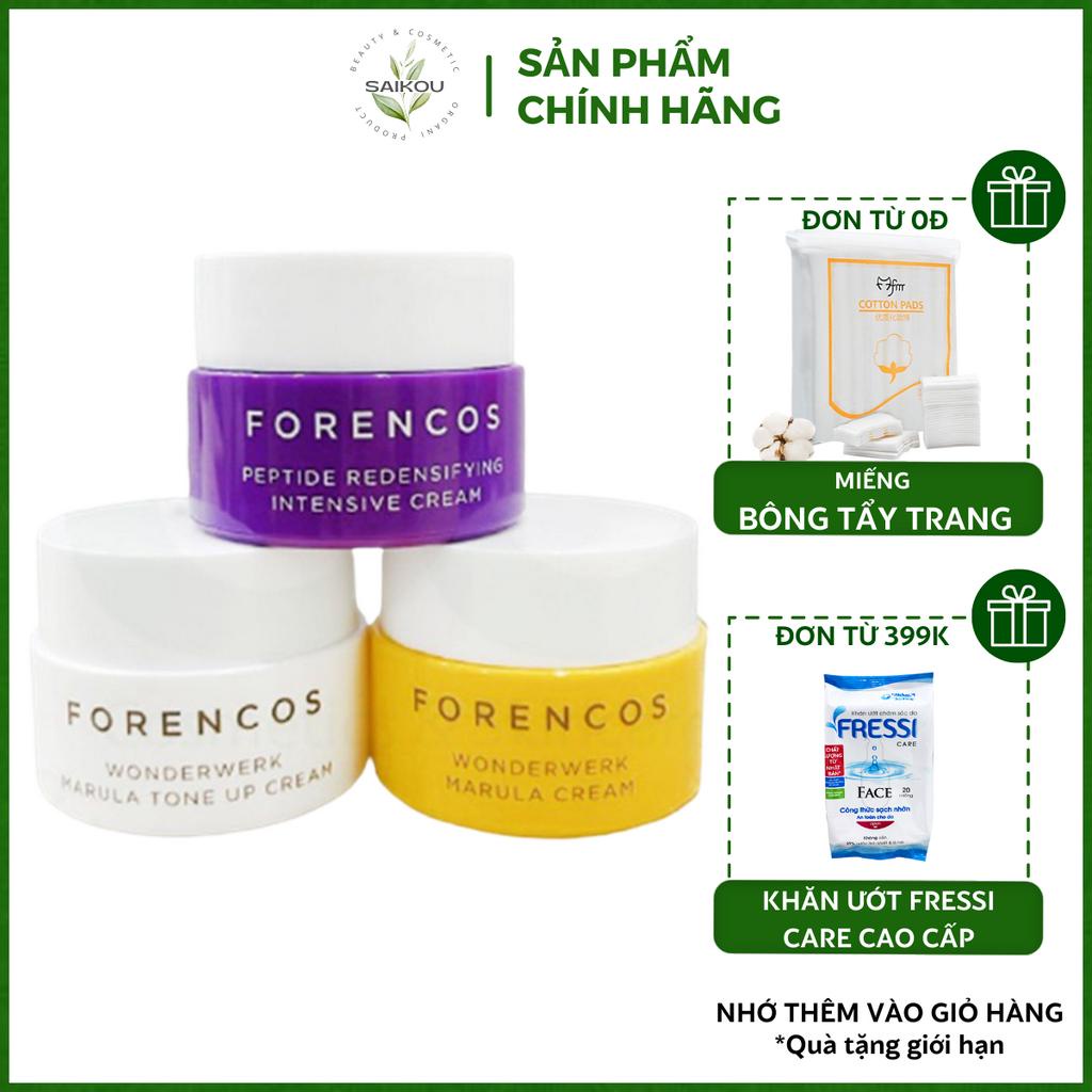 Kem Dưỡng Trắng Da Mặt Forencos Hàn Quốc Mini 10ml, Kem Dưỡng Ẩm Chống Lão Hóa Da Forencos Mini Saikou Beauty