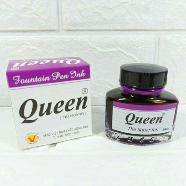 Mực Queen nữ hoàng xanh đen tím
