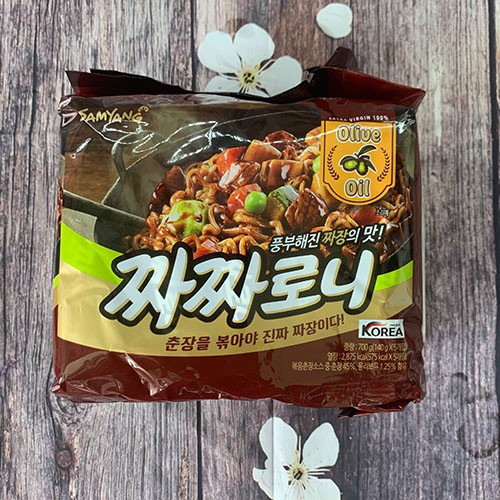 Lốc 5 gói mì tương đen Samdang