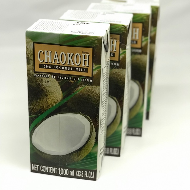 Nước cốt dừa Thái lan Chaokoh 1lit - Nước cốt dừa hộp đậm đặc loại 23% làm nhiều món