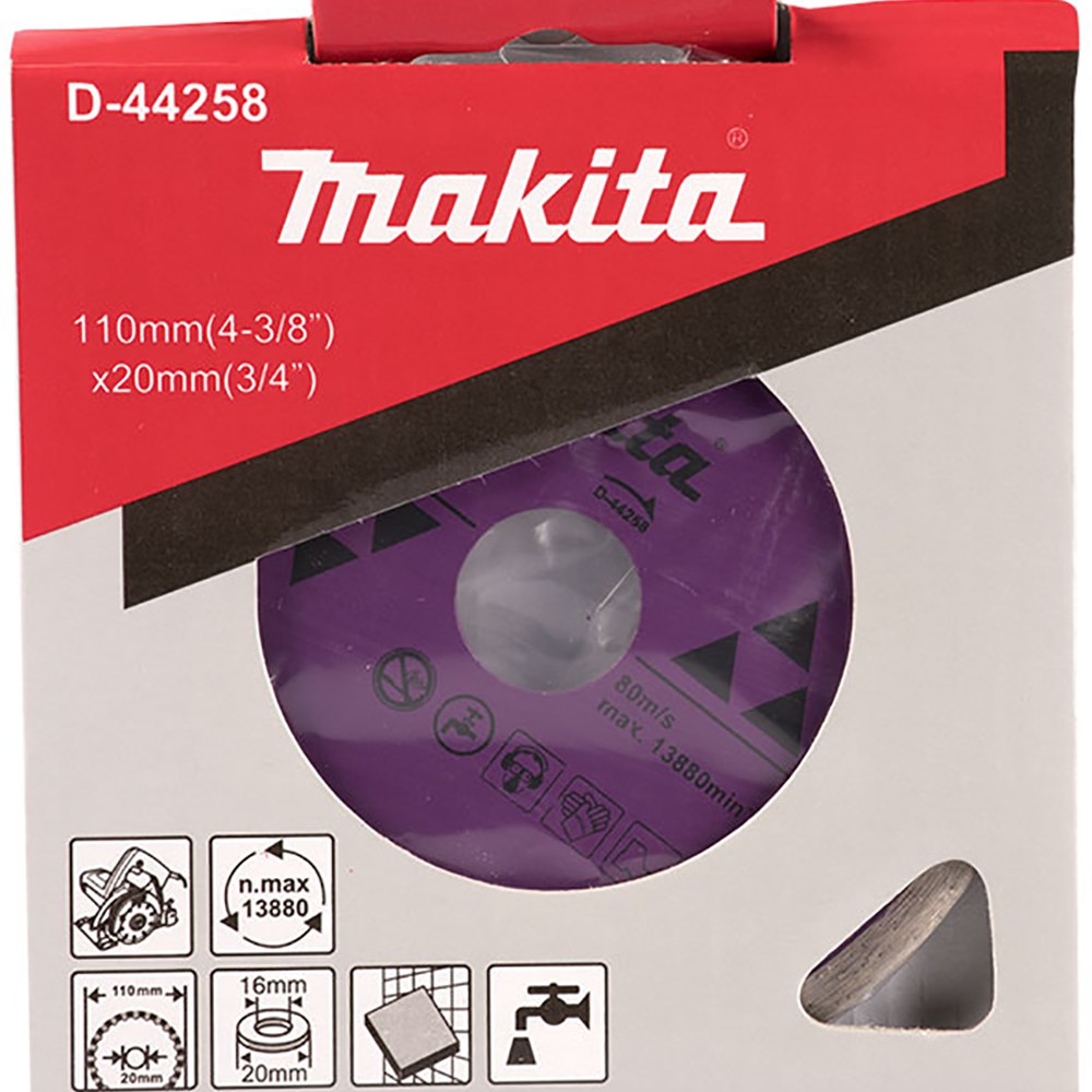 Lưỡi cắt kim cương 110mm makita d-44258 - chính hãng