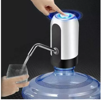 Bình bơm rót nước tự động mini, vòi bơm hút nước mini tự động bơm hút rót nước dùng cho bình nước lọc cho gia đình nhà bếp văn phòng dã ngoại ngoài trời.