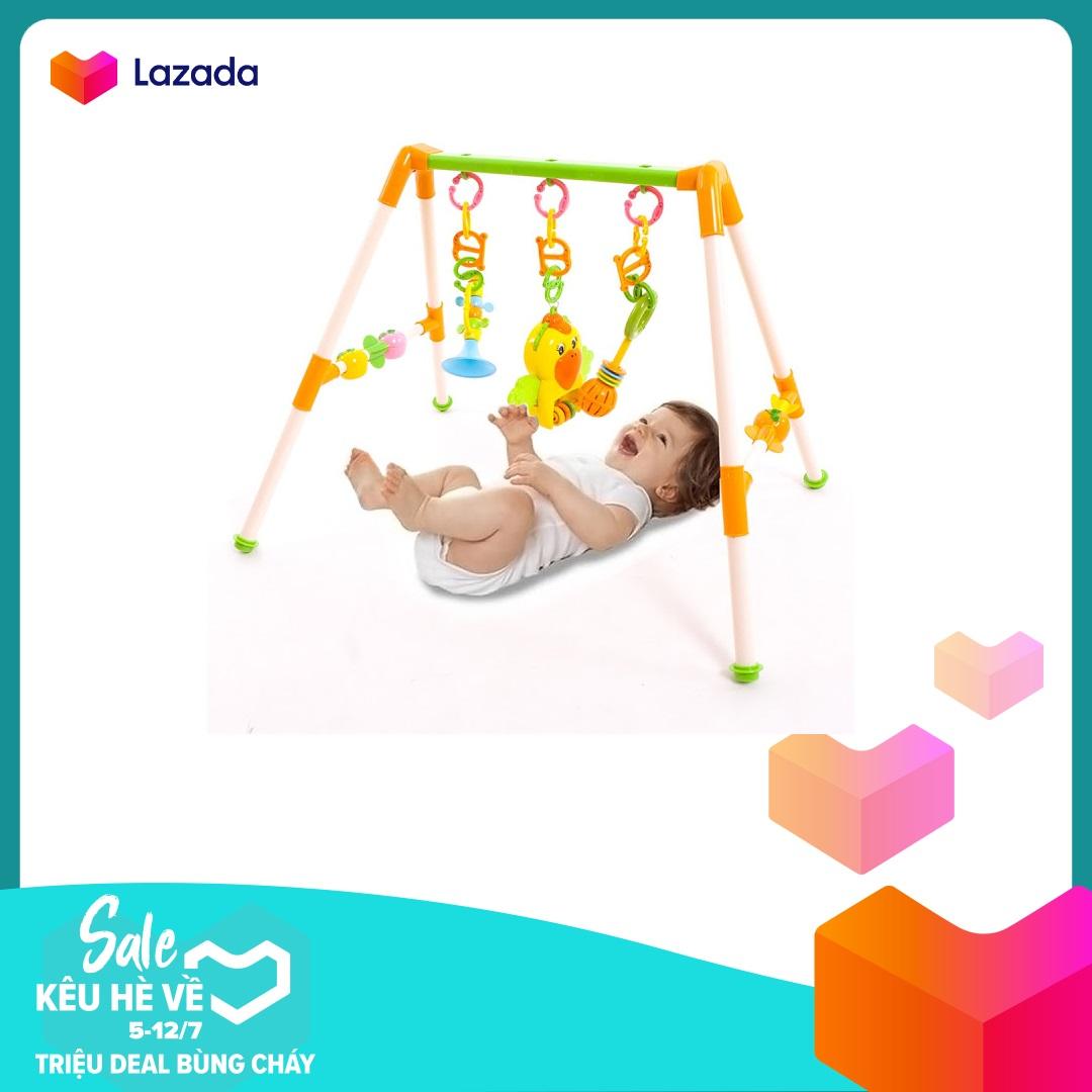 Đồ chơi xúc xắc cho trẻ sơ sinh - Kệ chữ A phát nhạc, Do choi xuc xac cho tre so sinh - Ke chu A phat nhac