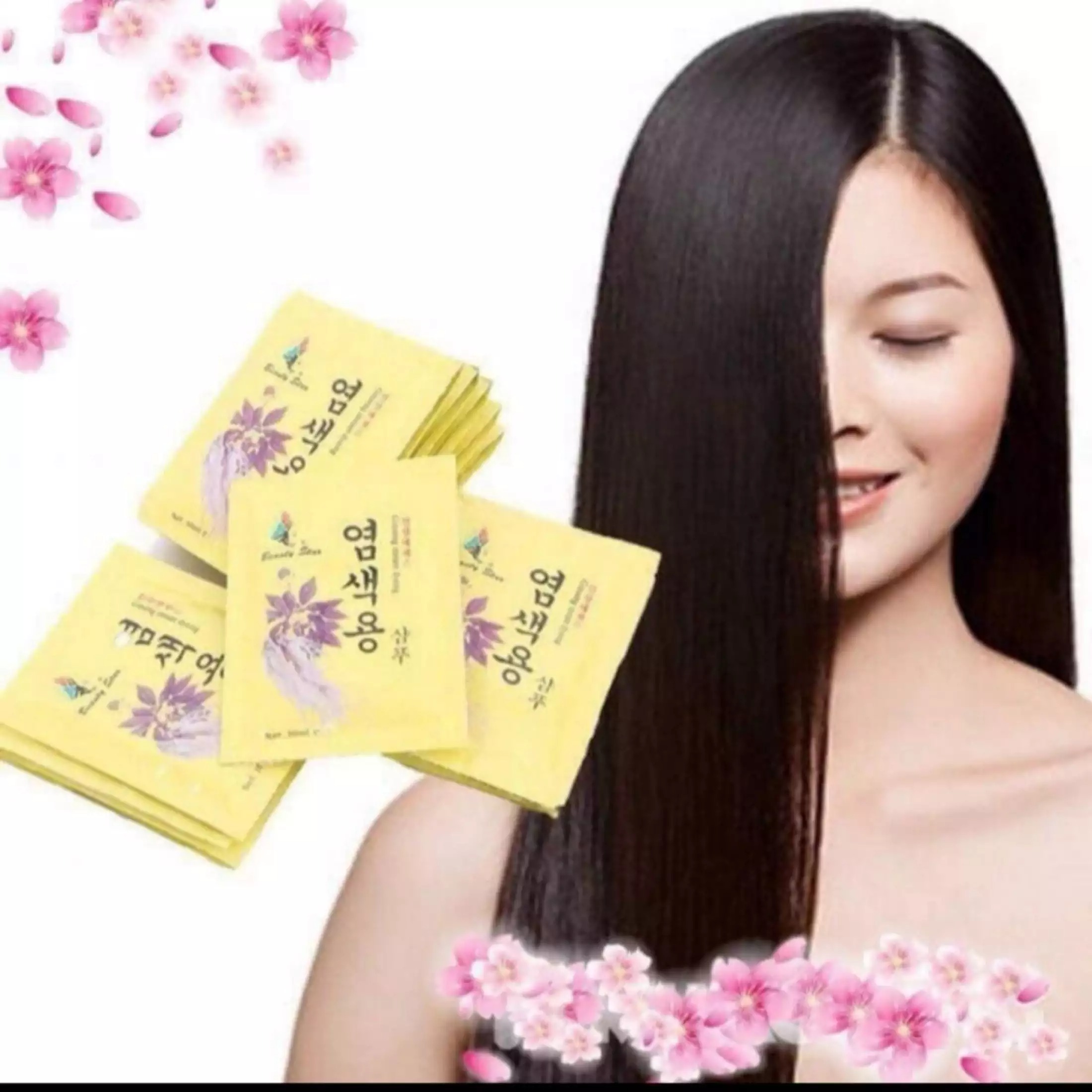 Dầu gội đen tóc dây beauty star hàn quốc 10 gói