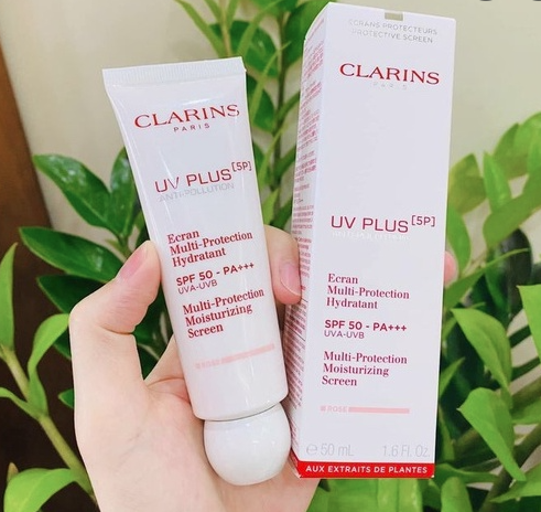 [Rosy Glow MẪU CŨ - 50ML] Kem Chống Nắng Clarins Rosy Glow SPF 50/PA++++