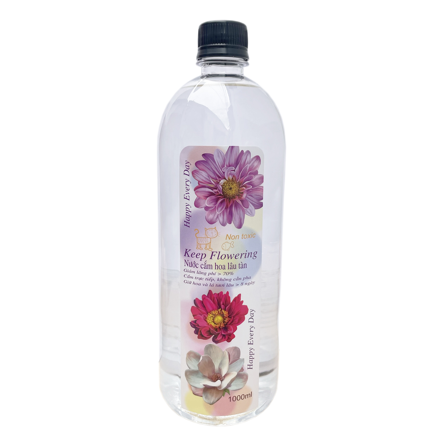 Nước dưỡng hoa tươi lâu tàn trên 14 ngày keep flowering - - không thối nước, đảm bảo an toàn
