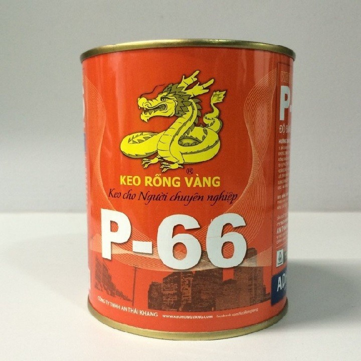 Keo Rồng Vàng P-66 Thái Lan 110ml 220ml - Keo Dán Đa Năng Siêu Dính - Keo Dán Giầy - Keo Dán Đồ Da, Nội Thất, - Dán Gỗ Kivo