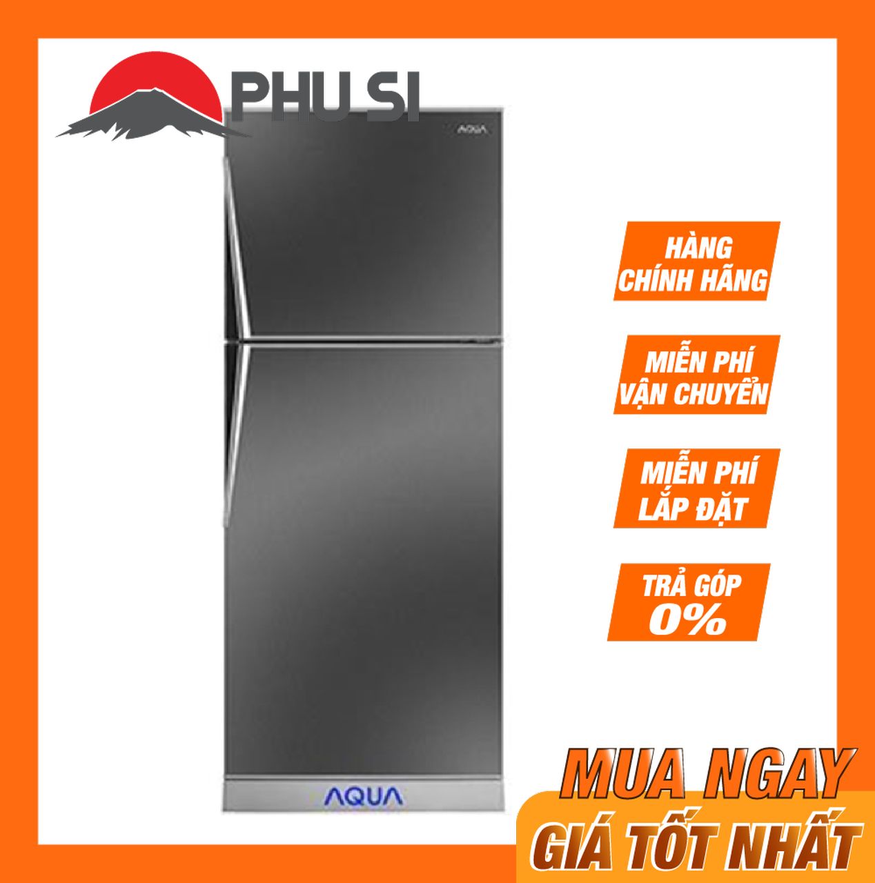 ✅tủ lạnh aqua aqr-p205bn