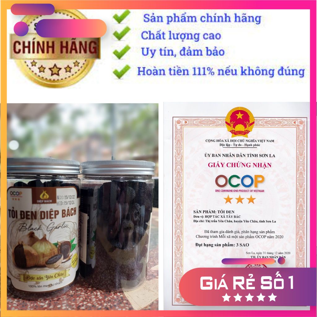 1kg/ 2 lọ 500g tỏi đen cô đơn đã bóc vỏ