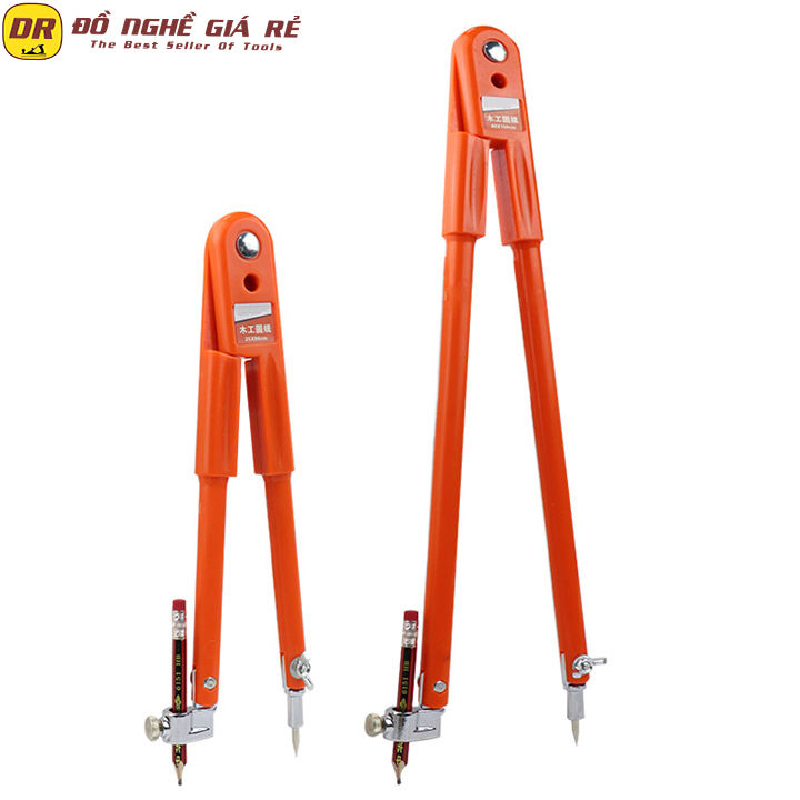 Compa Kỹ Thuật Vẽ Đường Tròn Cỡ Lớn Compa Lấy Dấu Gỗ Dụng Cụ Đồ Nghề Thợ Làm Mộc