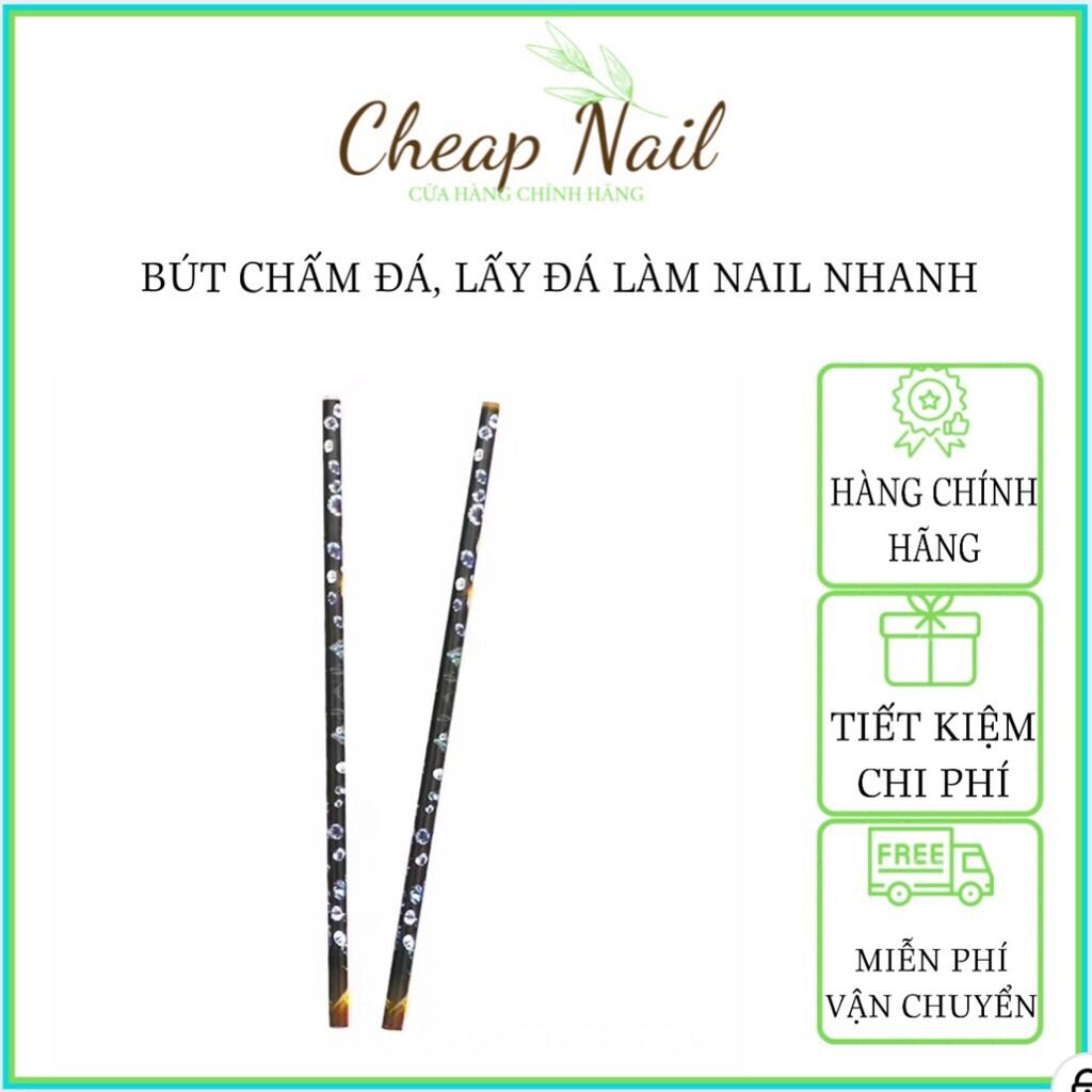 Bút nến lấy đá làm móng, bút chấm đá làm nail cực kì tiện lợi