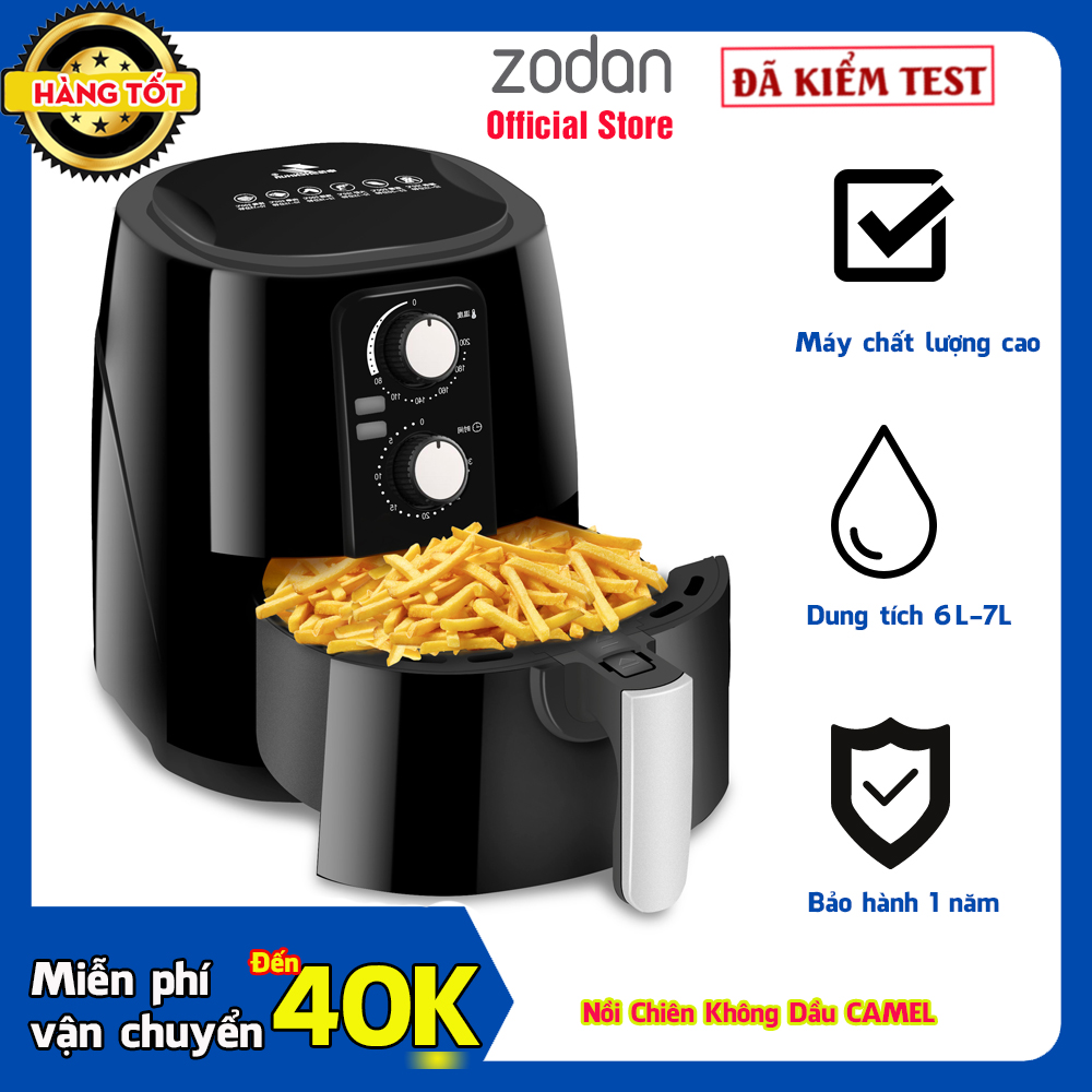 Nồi Chiên Không Dầu CAMEL dung tích 7L - BẢO HÀNH 1 NĂM, noi chien không dầu, nôi chiên không dầu, nôi chien không dầu, noi chien ko dầu, air fryer, lò chiên không dầu, nồi chien không dầu, lò nướng không dầunoi chien khong dau