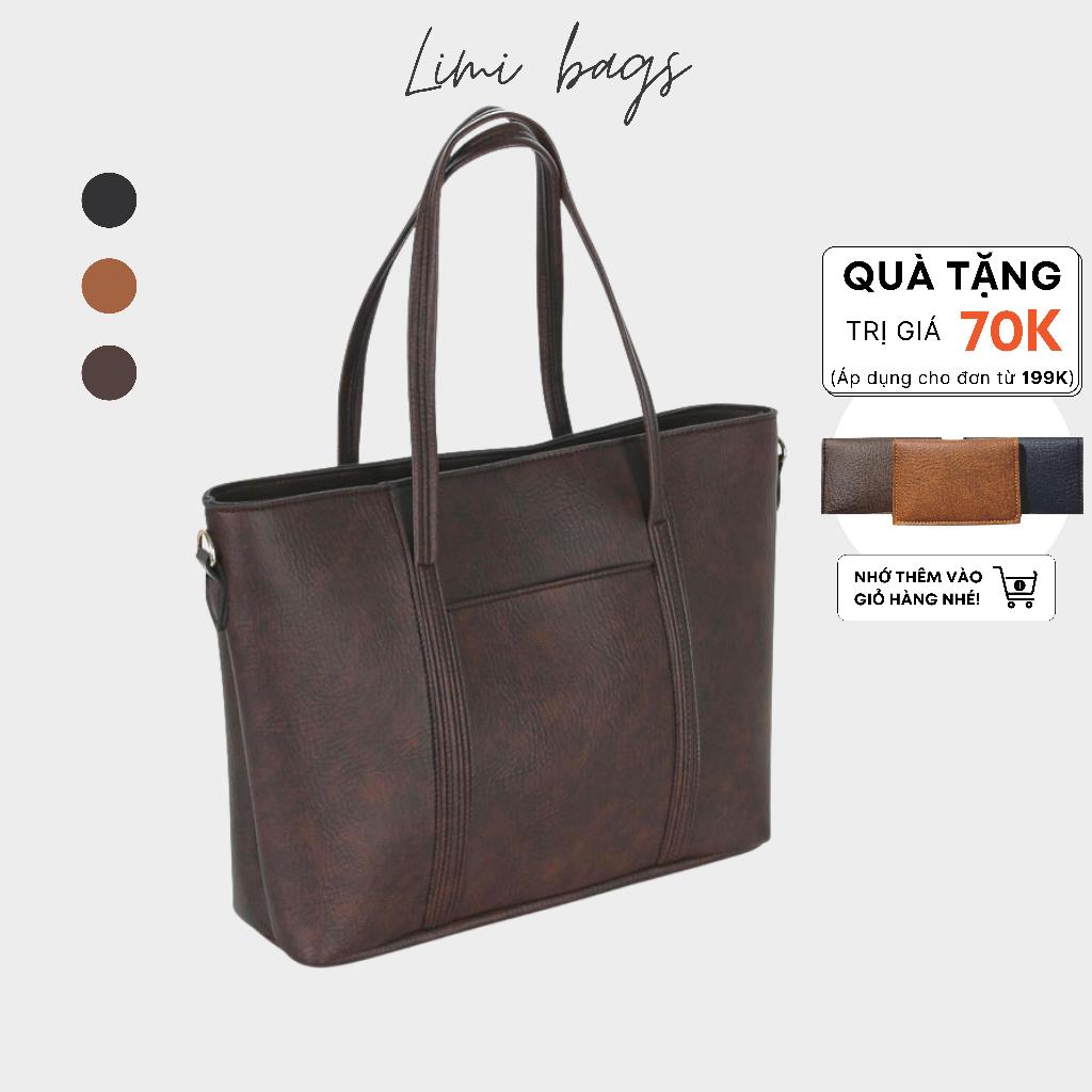 Túi Xách Tay Nữ Công Sở Thời Trang FANCY Da Đựng Laptop 15 6 inch Đi Làm Đi Học Đi Dạy Tote Bản To Limi bags