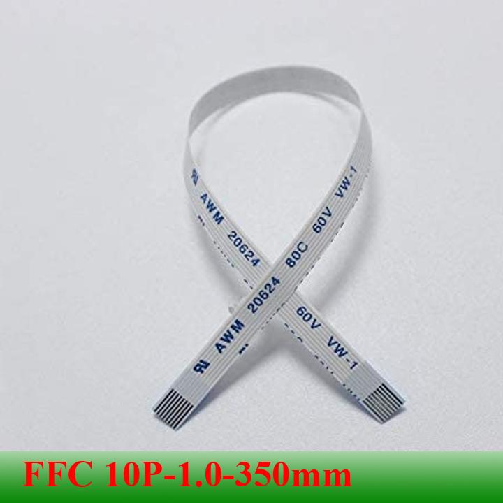 Cable ffc 1.0mm 10 pin dài 350mm awm 20264