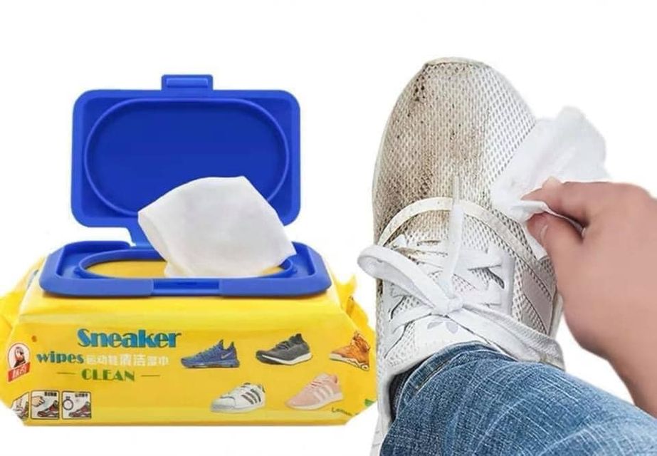 Giấy ướt lau giầy thần thánh Sneaker và tẩy tắng giầy Flac - LG01