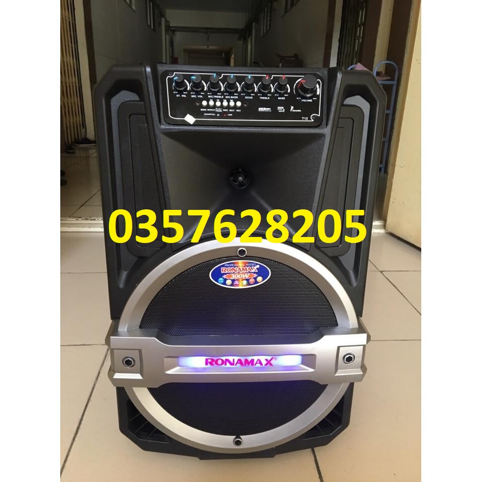 Loa kéo ronamax t12 bass 3 tấc - t12