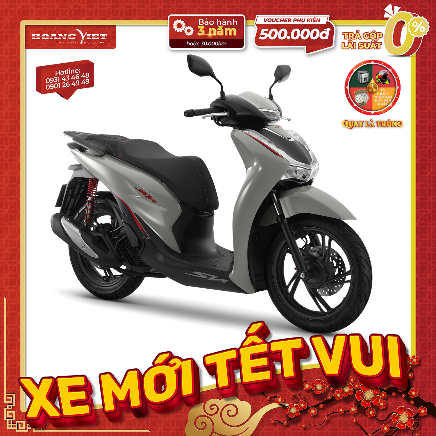 Xe Máy Honda SH125i 2024 Phiên Bản Thể Thao