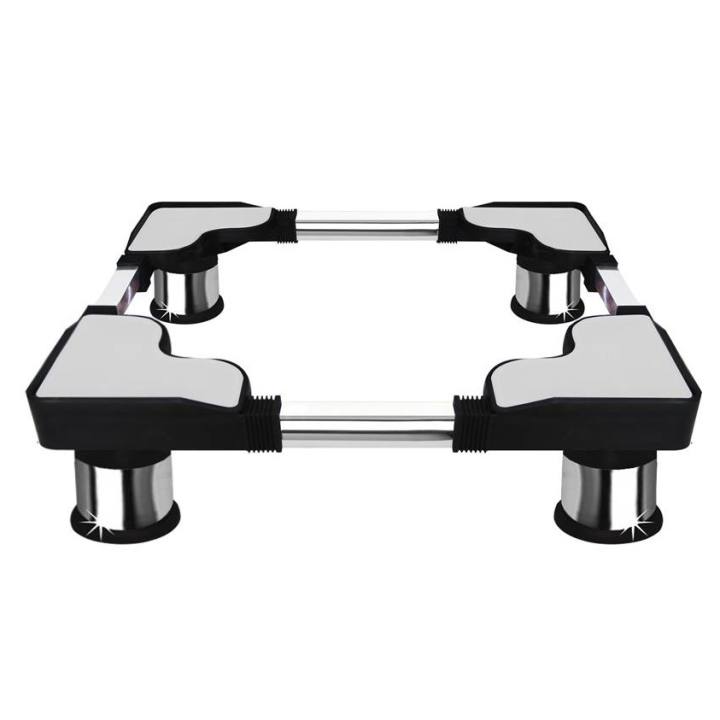 Kệ chân tủ lạnh máy giặt inox cao cấp không gỉ - kệ để chân tủ lạnh máy giặt - chân đế kê tủ lạnh chắc chắn không gỉ sét