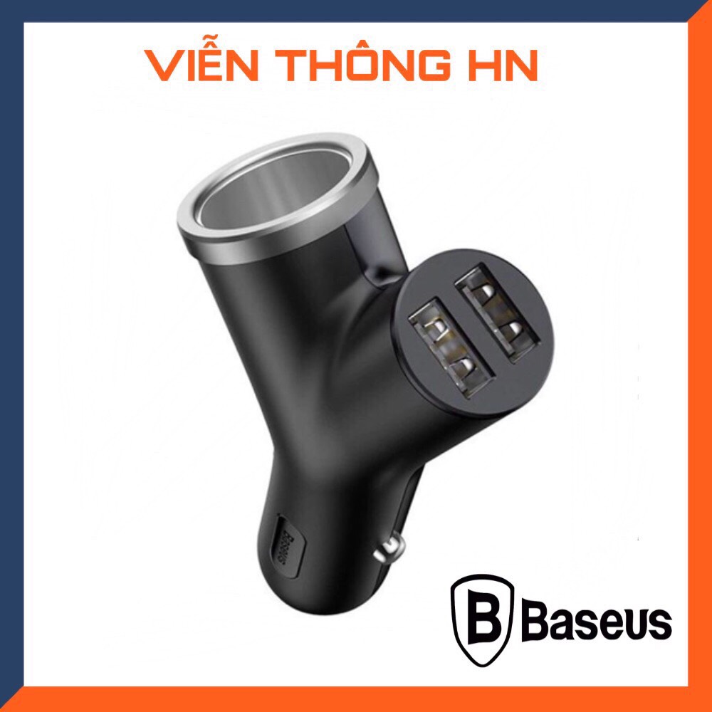 Tẩu sạc ô tô Baseus chữ y 3 cổng BSC-C16N - cốc sạc xe hơi ứng dụng cho oto ...