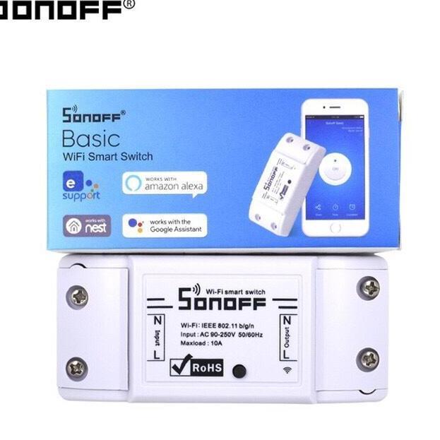 (XẢ Hàng) Công Tắc Điều Khiển Từ Xa Sonoff Basic
