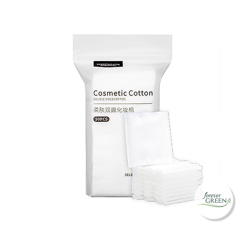 Bông tẩy trang maycreate 50 miếng nội địa trung quốc cao cấp mc001-1