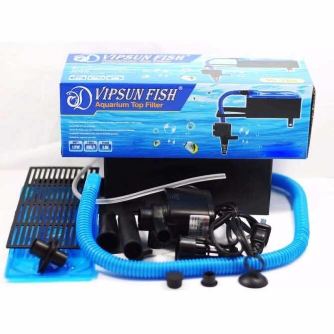 [Freeship+HCM+Luckyfish94] VIPSUN FISH VS-188 - BỘ MÁNG VÀ MÁY BƠM LỌC NƯỚC HỒ CÁ - CÓ BÔNG LỌC A207
