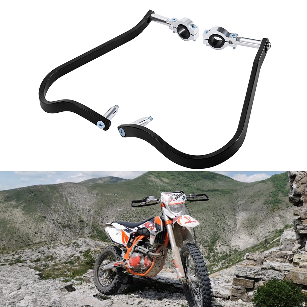 1 Pair 7 8 quot 22mm Aluminum Universal Motorcycle Hand Guards Motorcycle
