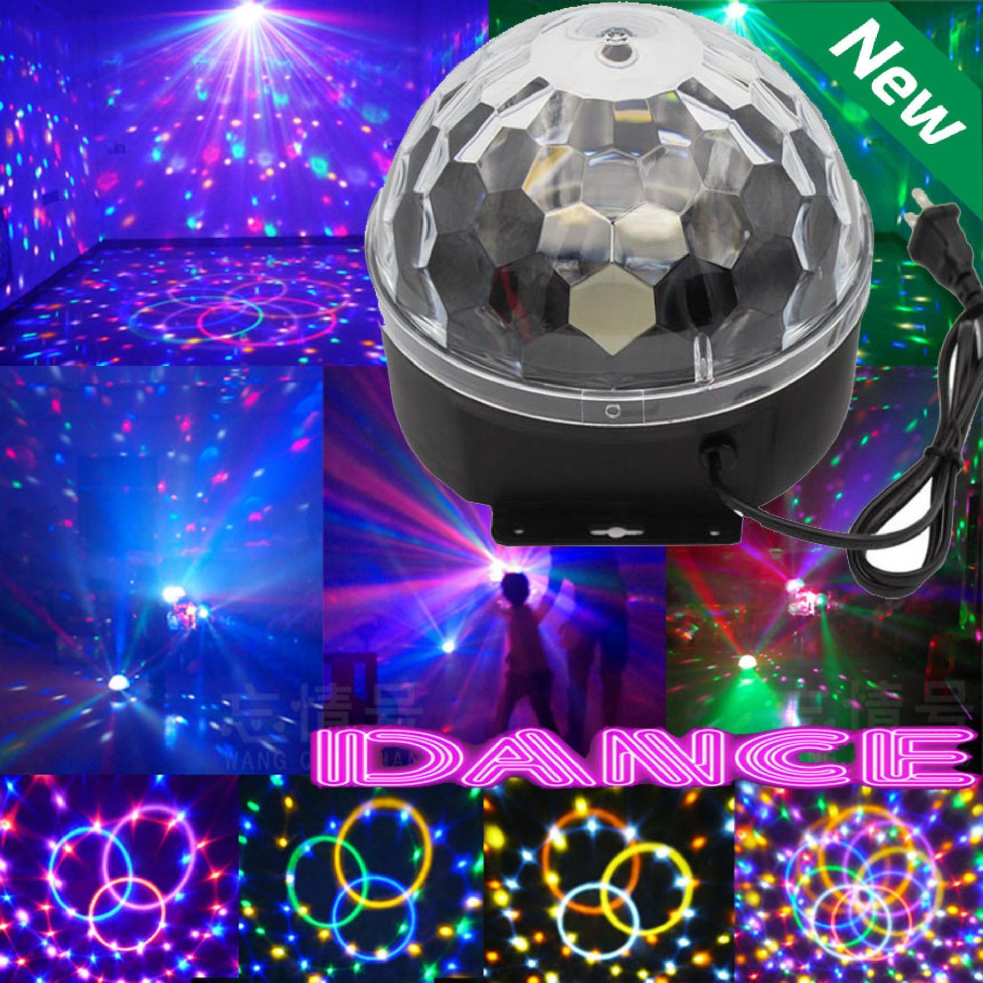 Đèn Led Bay Phòng cảm biến nhạc Cao Cấp Có Thẻ Nhớ  USB (Tặng  remote ) Đèn Led Vũ Trường Cảm Ứng Nhạc 7 Màu.