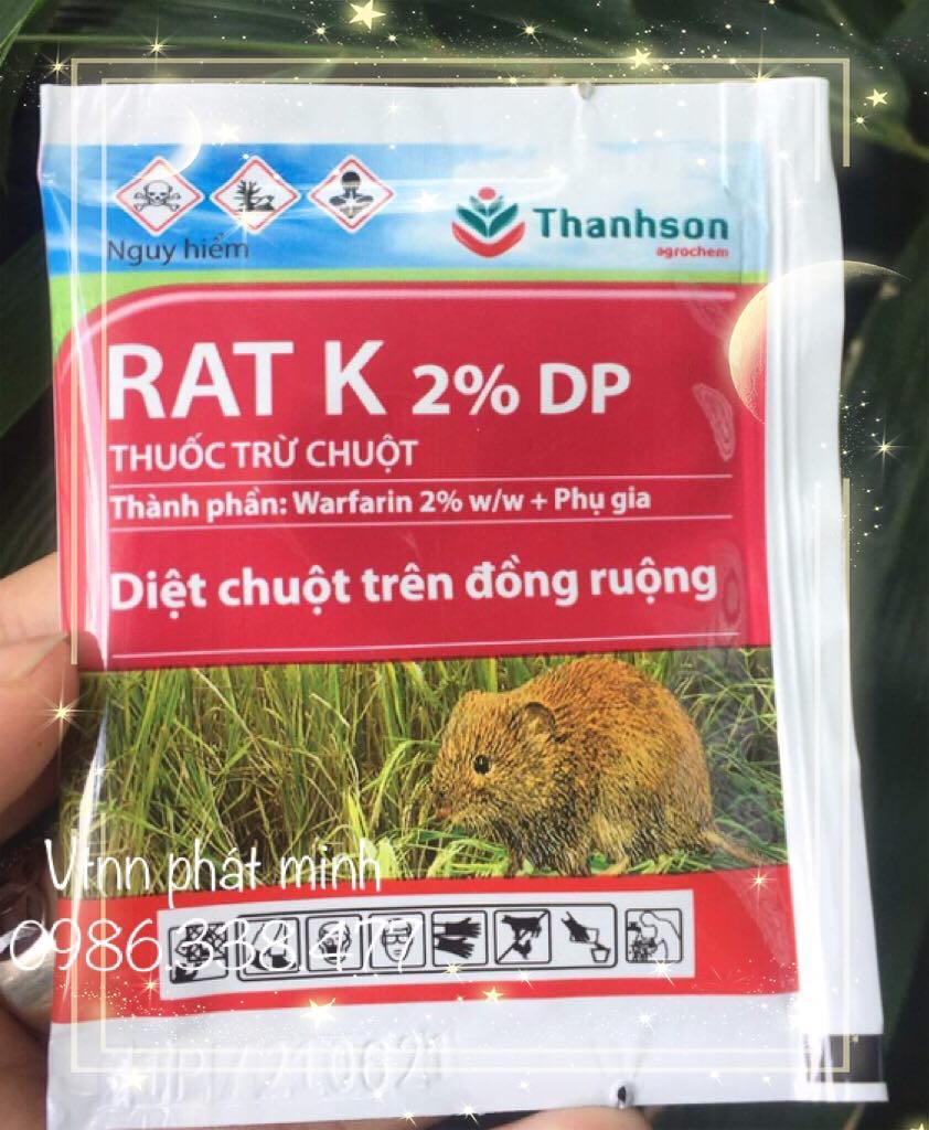 Thuốc trừ chuột rat k 2% dp