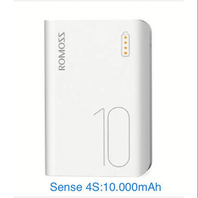 Sạc dự phòng romoss mini siêu nhỏ 10000mah 3 cổng sạc vào