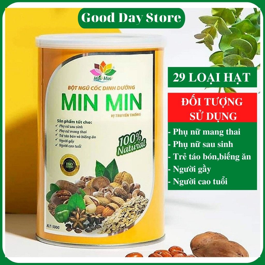 Bột ngũ cốc dinh dưỡng MIN MIN 29 loại hạt