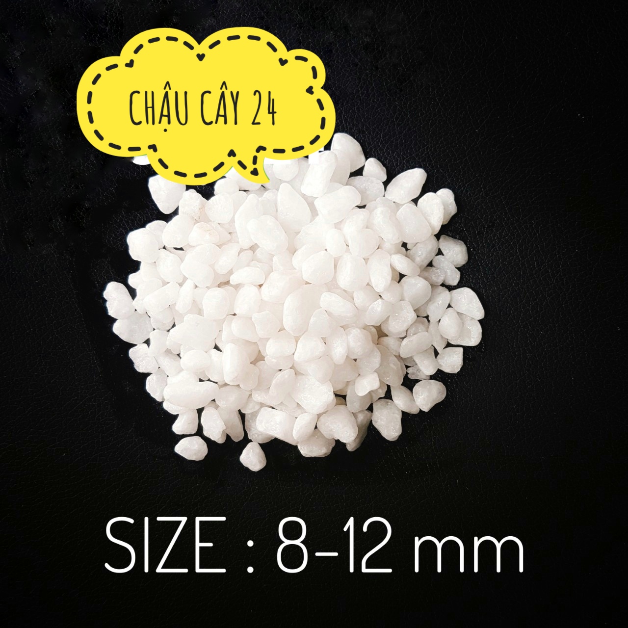 Sỏi Trồng cây cảnh, Trang Trí Bể Cá (1 KG), Terrarium, sân vườn size 8-12 mm