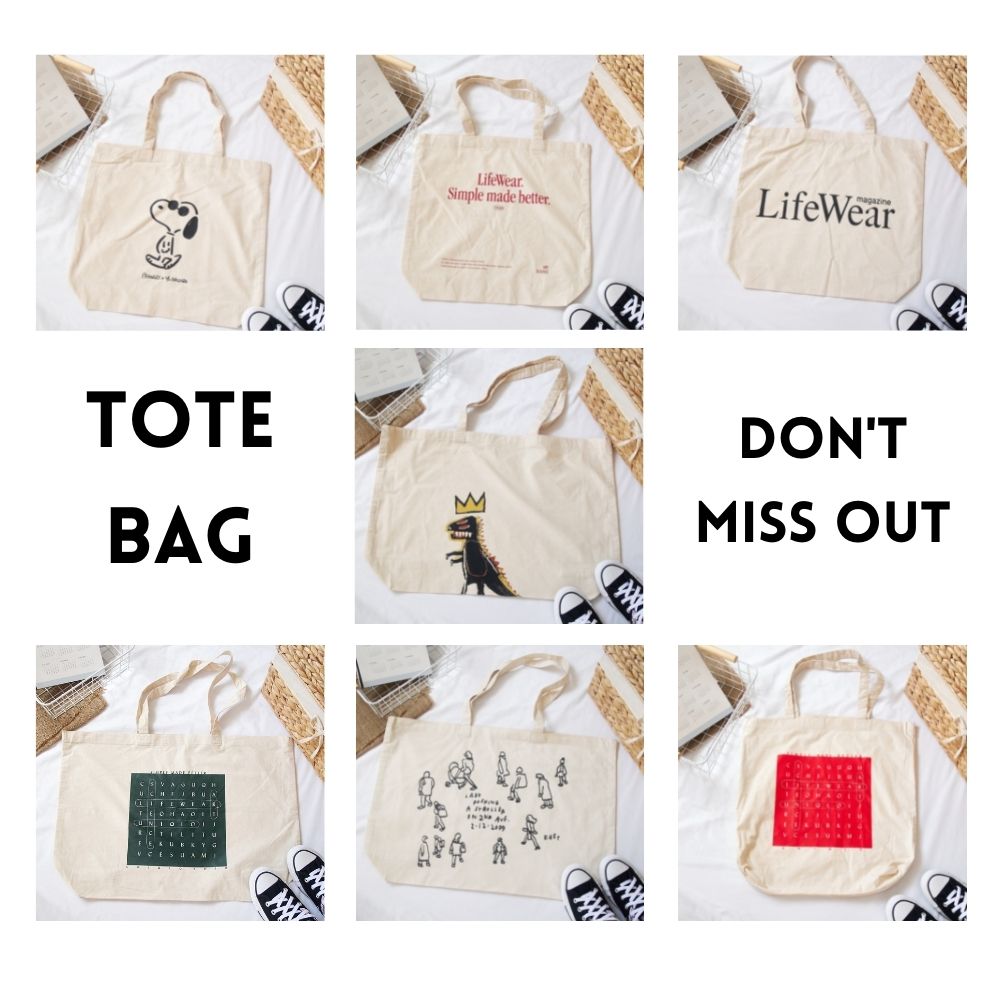 Túi discount tote uniqlo