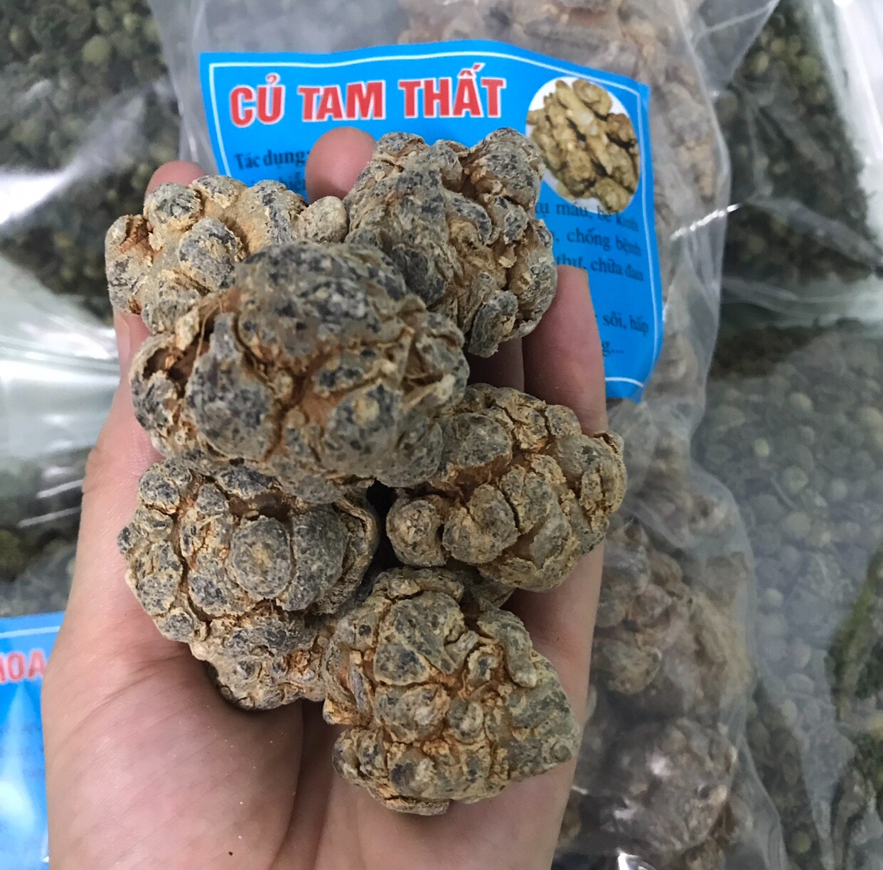 Tam thất bắc khô 100g