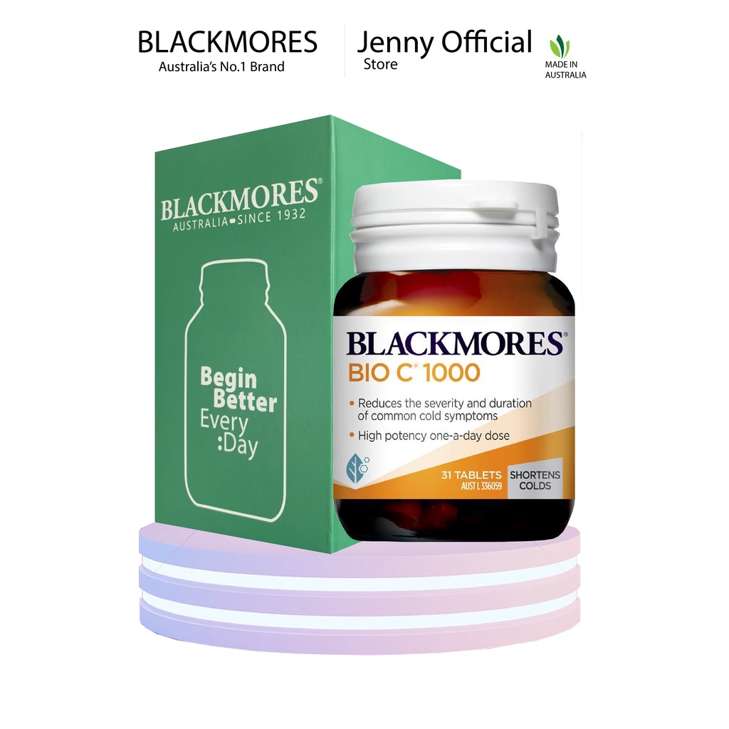 Viên uống bồ sung Vitamin C Blackmores Bio C 1000mg 31v của Úc
