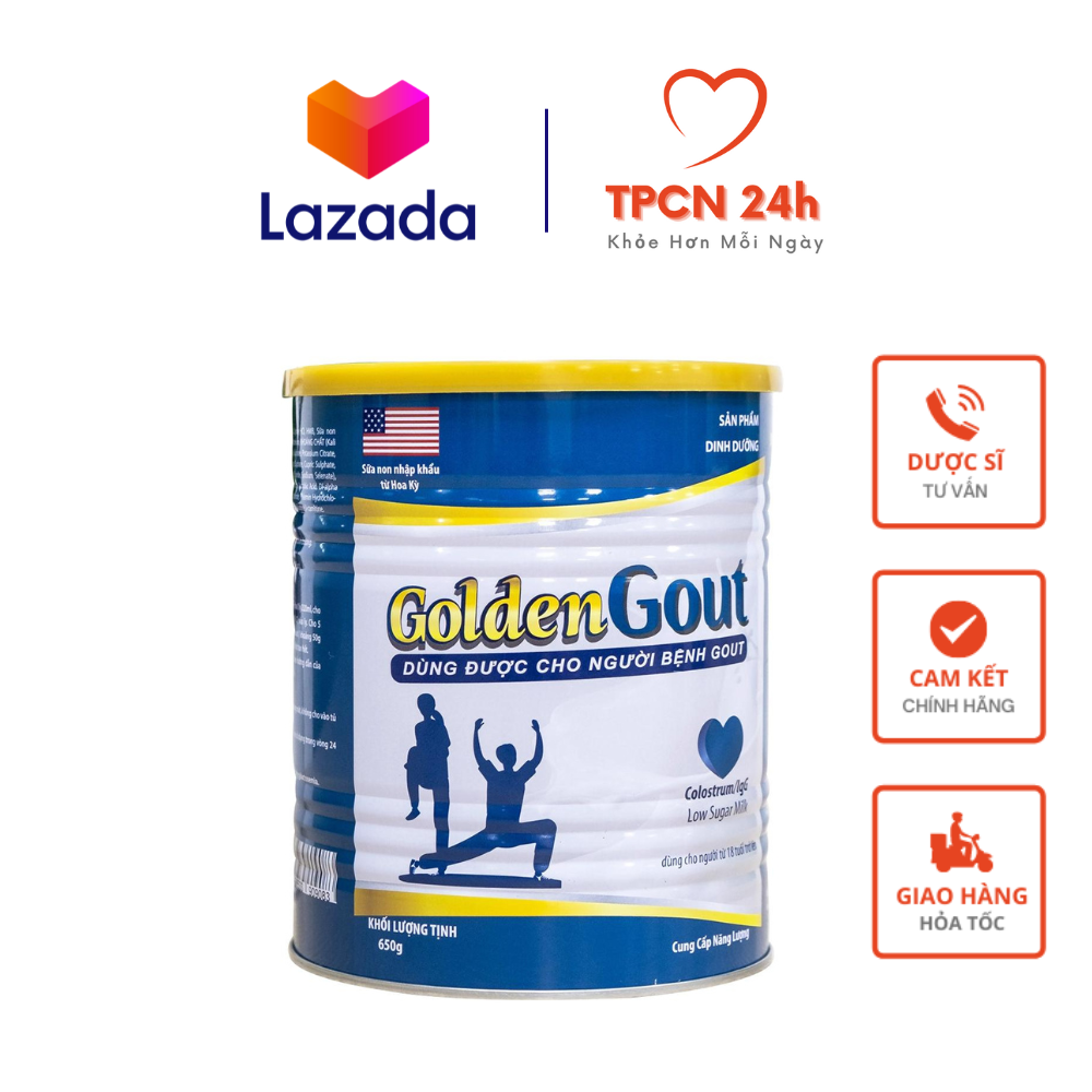 Sữa non Golden Gout - Sữa non cho người bệnh Gout, bệnh gút