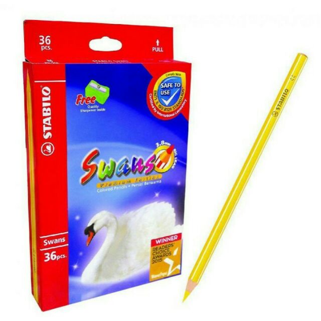 Bộ bút chì màu stabilo swans clp1868-36
