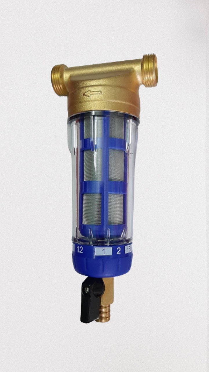 Bộ lọc thô,lọc đầu nguồn lõi sợi inox.lọc thô lõi inox siêu mịn răng ngoài 27 răng trong 21 dễ dàng lắp đặt