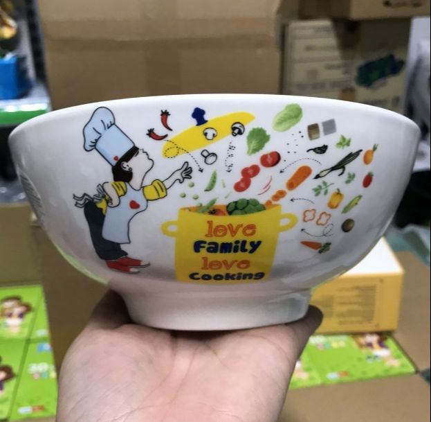 Bộ 4 tô sứ 7in cao cấp