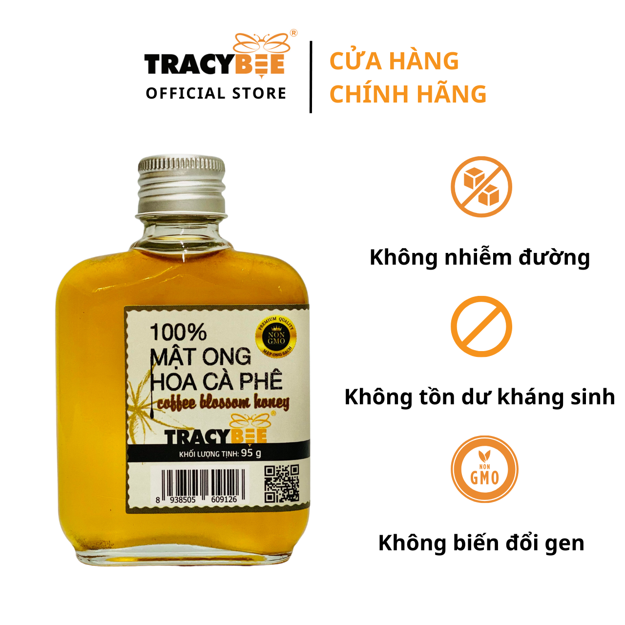Mật ong hoa cà phê Tracybee 95G